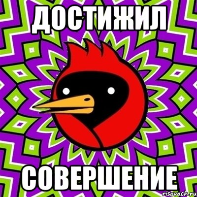 достижил совершение, Мем Омская птица