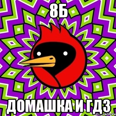8б домашка и гдз, Мем Омская птица
