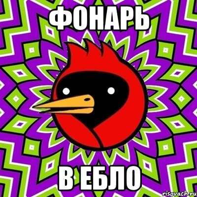 фонарь в ебло, Мем Омская птица