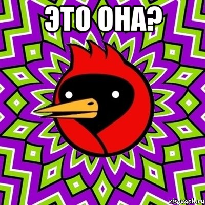 это она? , Мем Омская птица