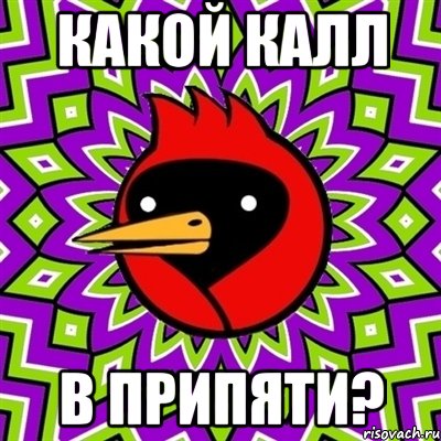 какой калл в припяти?, Мем Омская птица