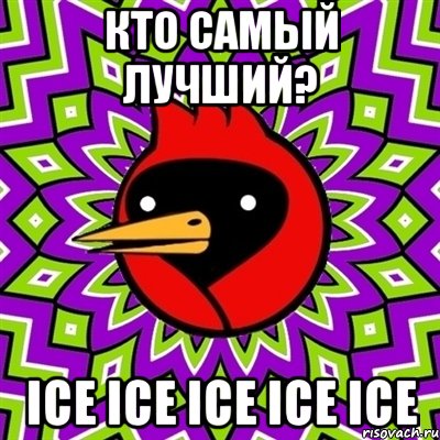 кто самый лучший? ice ice ice ice ice, Мем Омская птица