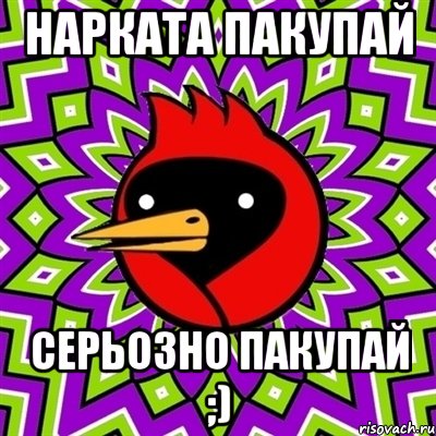 нарката пакупай серьозно пакупай ;), Мем Омская птица