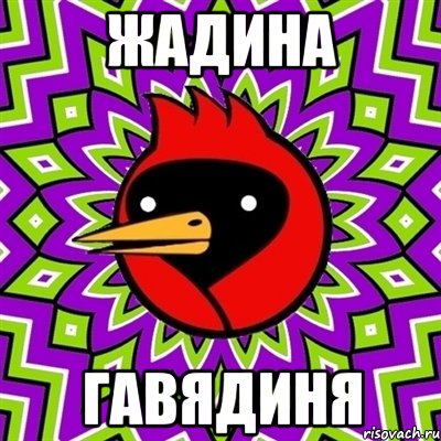 жадина гавядиня, Мем Омская птица