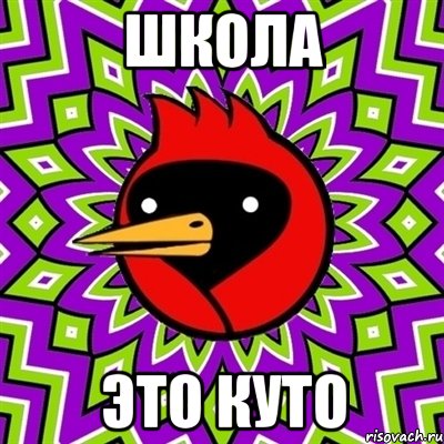 школа это куто, Мем Омская птица