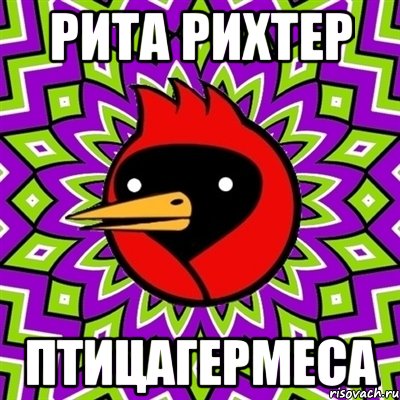 рита рихтер птицагермеса, Мем Омская птица