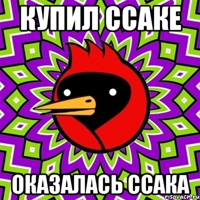 купил ссаке оказалась ссака, Мем Омская птица