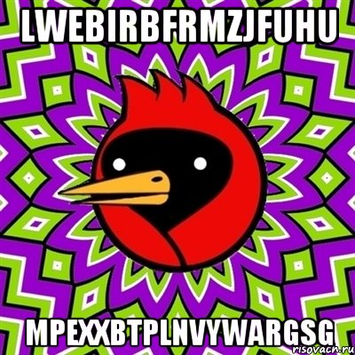 lwebirbfrmzjfuhu mpexxbtplnvywargsg, Мем Омская птица