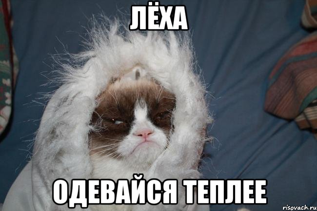 лёха одевайся теплее