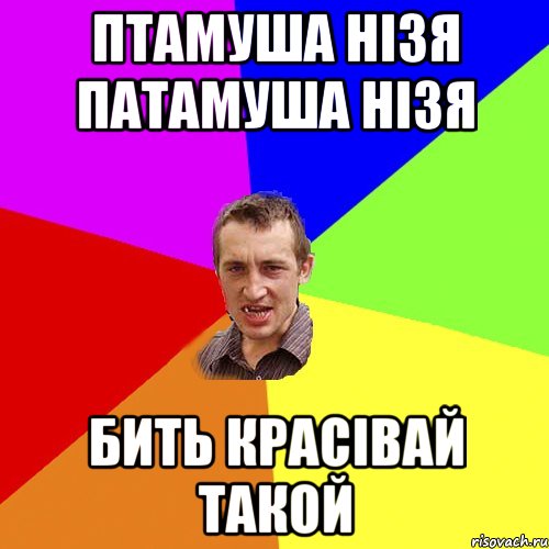 птамуша нізя патамуша нізя бить красівай такой, Мем Чоткий паца