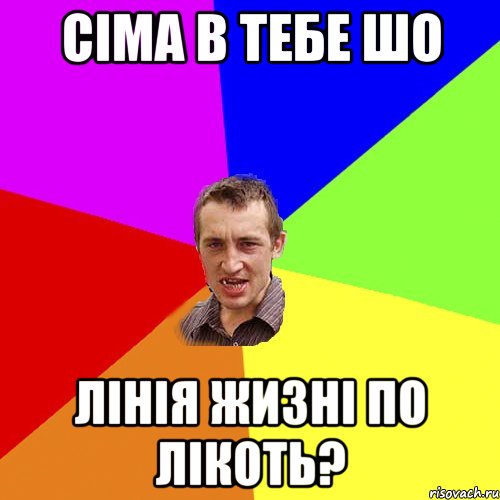 сіма в тебе шо лінія жизні по лікоть?, Мем Чоткий паца