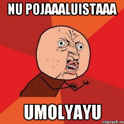 nu pojaaaluistaaa umolyayu, Мем Почему