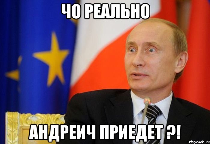 чо реально андреич приедет ?!