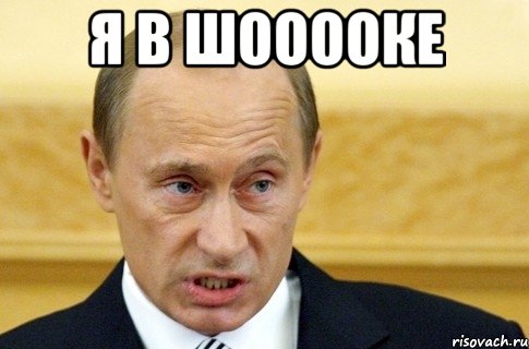 я в шооооке , Мем путин