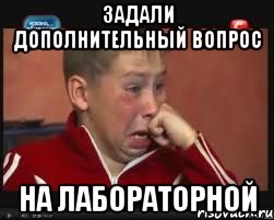 задали дополнительный вопрос на лабораторной