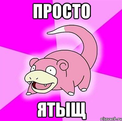 просто ятыщ, Мем слоупок