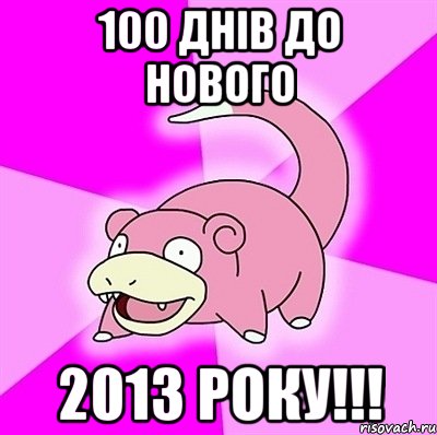 100 днів до нового 2013 року!!!, Мем слоупок