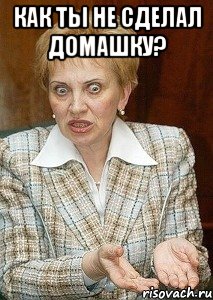 как ты не сделал домашку? , Мем Судья Егорова