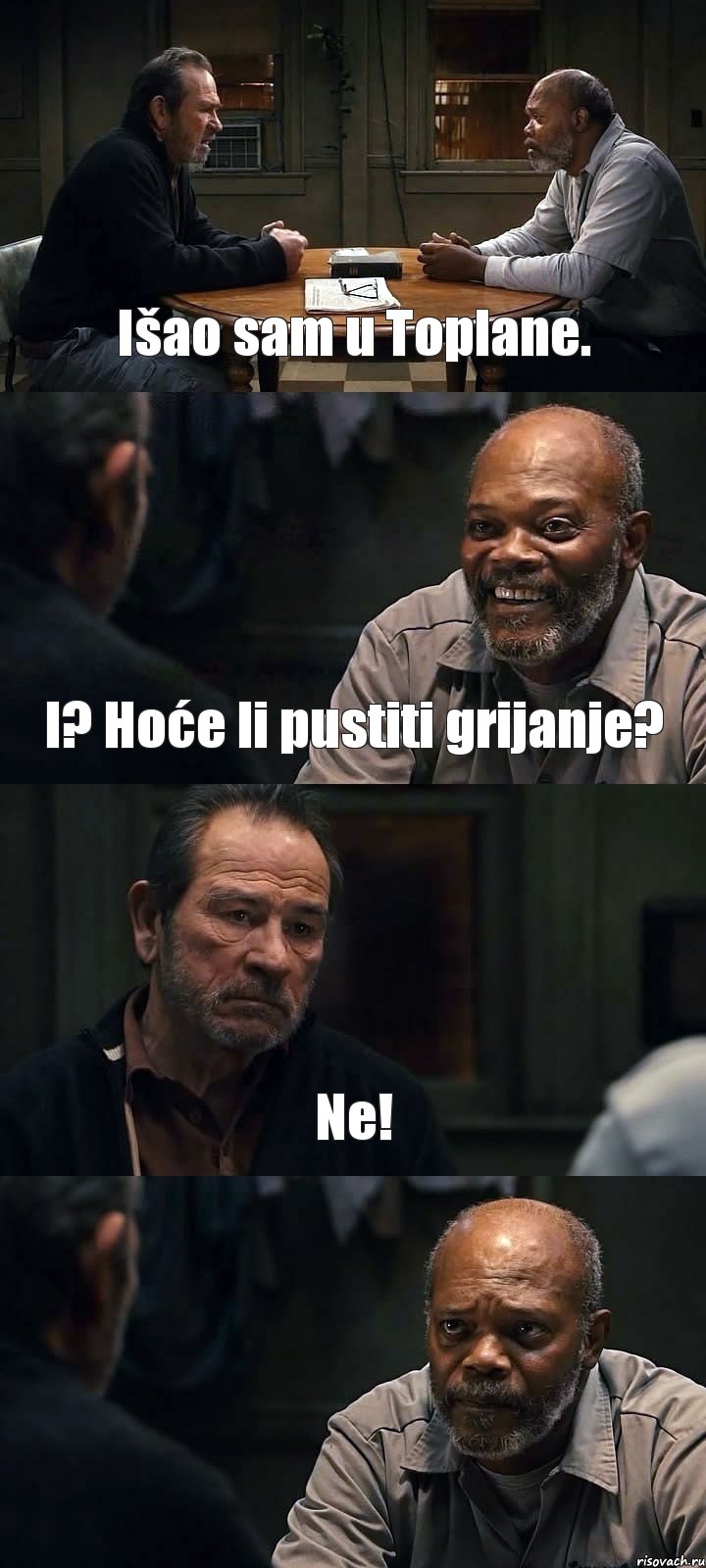 Išao sam u Toplane. I? Hoće li pustiti grijanje? Ne! , Комикс The Sunset Limited