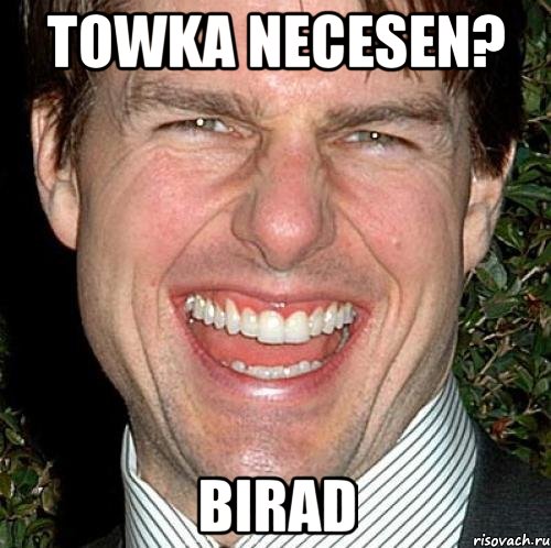 towka necesen? birad, Мем Том Круз