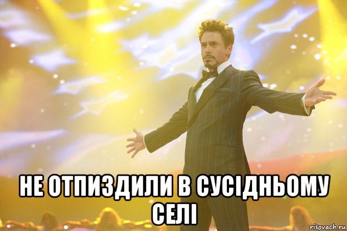  не отпиздили в сусідньому селі, Мем Тони Старк (Роберт Дауни младший)