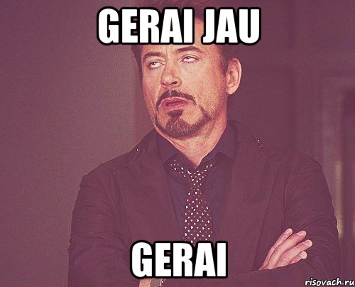gerai jau gerai, Мем твое выражение лица