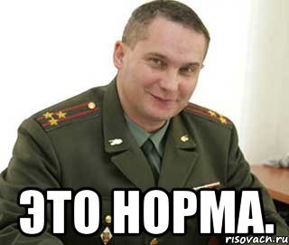  это норма., Мем Военком (полковник)