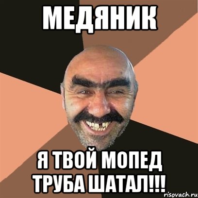медяник я твой мопед труба шатал!!!, Мем Я твой дом труба шатал