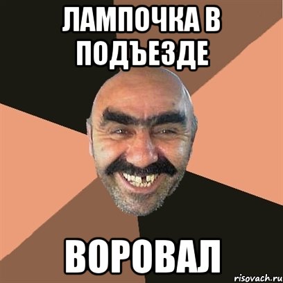 лампочка в подъезде воровал, Мем Я твой дом труба шатал
