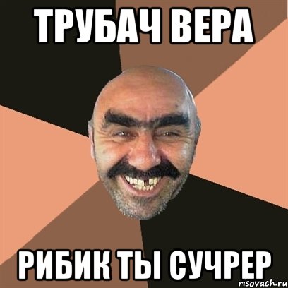 трубач вера рибик ты сучрер, Мем Я твой дом труба шатал