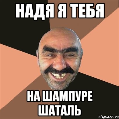 надя я тебя на шампуре шаталь, Мем Я твой дом труба шатал