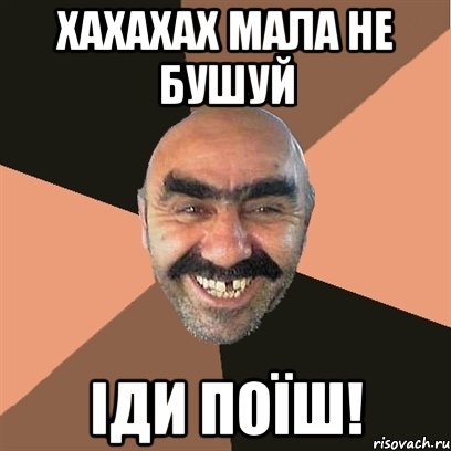 хахахах мала не бушуй іди поїш!, Мем Я твой дом труба шатал