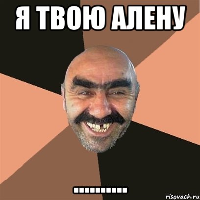 я твою алену .........., Мем Я твой дом труба шатал