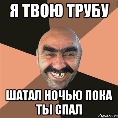 я твою трубу шатал ночью пока ты спал, Мем Я твой дом труба шатал