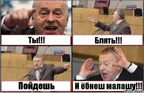 Ты!!! Блять!!! Пойдешь И ёбнеш малашу!!!, Комикс жиреновский