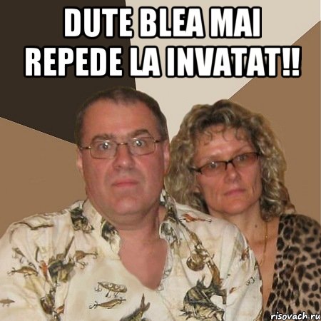 dute blea mai repede la invatat!! , Мем  Злые родители