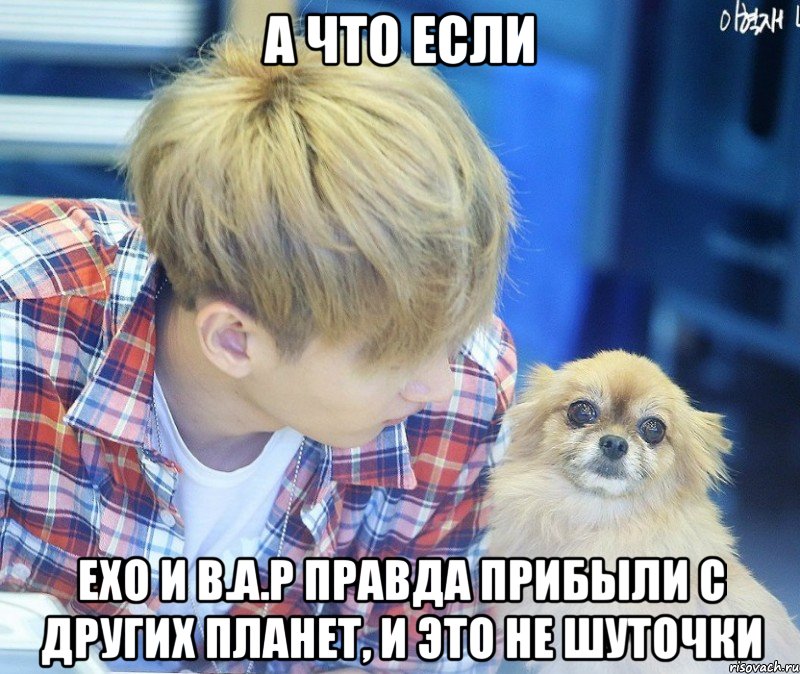 а что если ехо и b.a.p правда прибыли с других планет, и это не шуточки