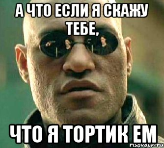 а что если я скажу тебе, что я тортик ем, Мем  а что если я скажу тебе