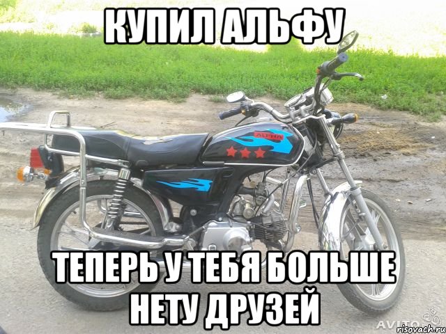 купил альфу теперь у тебя больше нету друзей