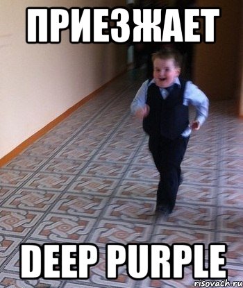 приезжает deep purple