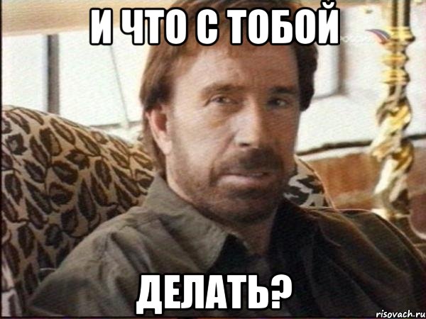 и что с тобой делать?, Мем чак норрис
