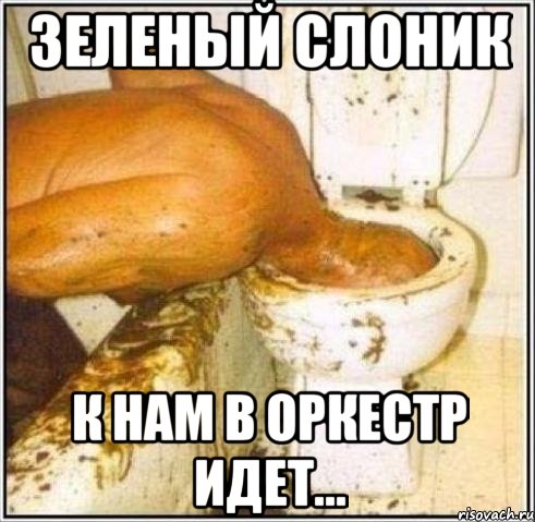зеленый слоник к нам в оркестр идет..., Мем Дайвер
