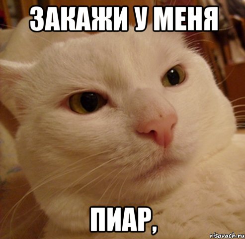 закажи у меня пиар,