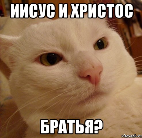 иисус и христос братья?