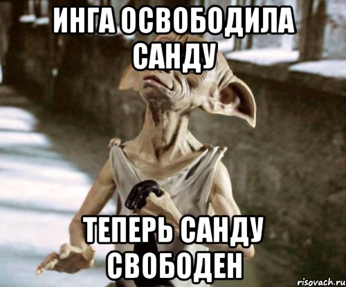 инга освободила санду теперь санду свободен