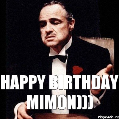 happy birthday mimon))), Комикс Дон Вито Корлеоне 1