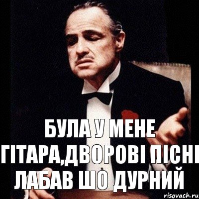 була у мене гітара,дворові пісні лабав шо дурний, Комикс Дон Вито Корлеоне 1