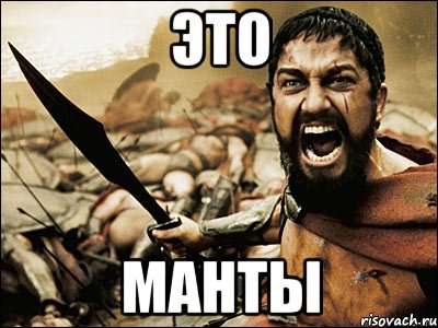 это манты, Мем Это Спарта