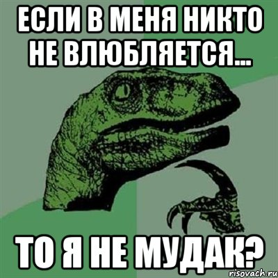 если в меня никто не влюбляется... то я не мудак?, Мем Филосораптор