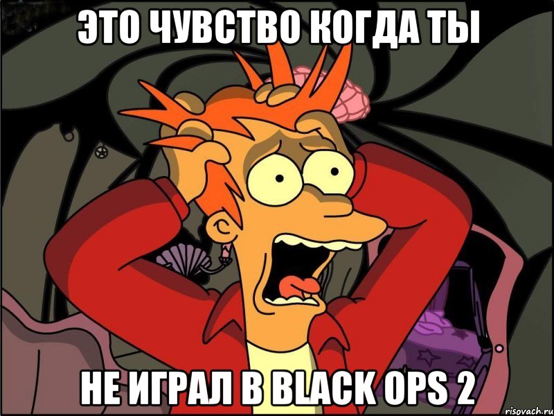 это чувство когда ты не играл в black ops 2, Мем Фрай в панике